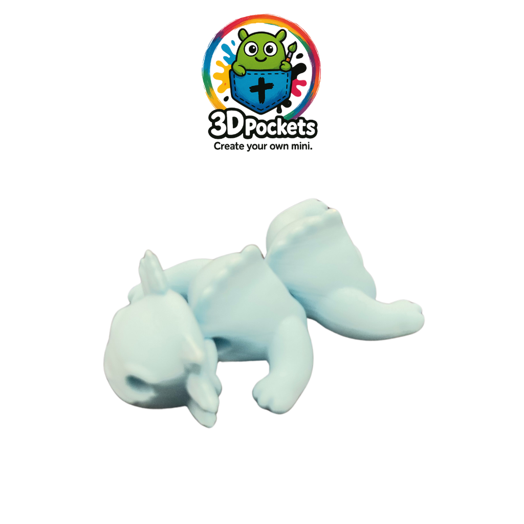 3D Dragon Fidget Toy with Moving Body