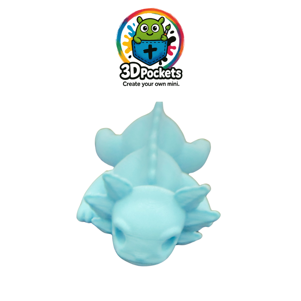 3D Dragon Fidget Toy with Moving Body